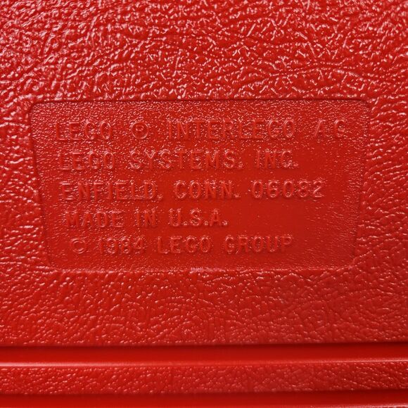 VTG 80s LEGO Storage Case Building Toys Colorful Tote Hardcase AFOL Retro Create - Picture 12 of 15